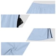 thumbnail image 5 of Uwinwear Men's Summer Outdoor Two-Piece Sets Lightweight Short Sleeve Button-Up Shirt and Side Zip Cargo Shorts Set Casual 2 Piece Casual Outfit,Light Blue,S, 5 of 7