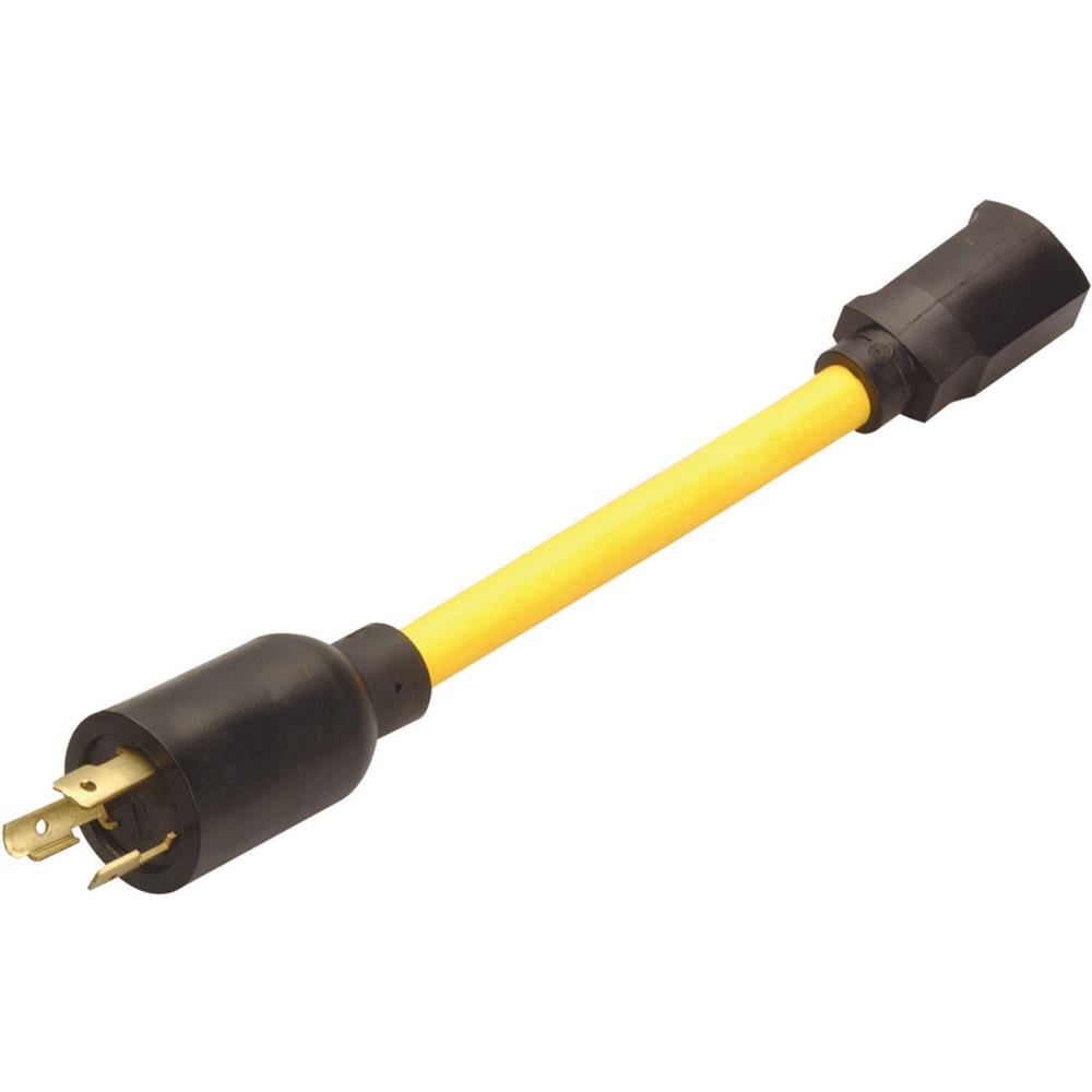 Coleman Cable 12 3 9-Inch Generator Cord Adapter, L5-20P to 5-15R by Coleman Cable