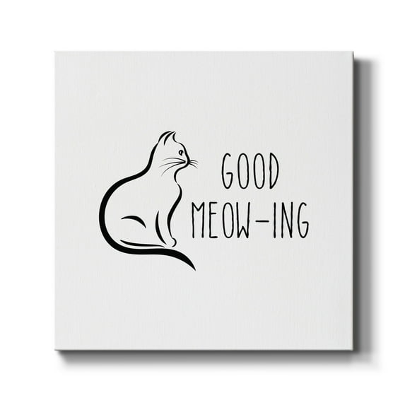 Good Meow-ing-Premium Gallery Wrapped Canvas - Ready to Hang