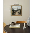 thumbnail image 4 of Drsoum Vintage Countryside Road Canvas Wall Art Farmhouse Retro Artwork Wall Prints Bathroom Office Decor 10x10in Natural Framed, 4 of 6