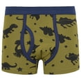 thumbnail image 1 of MIASHUI Boys Boxer Shorts Cotton Pattern Boxer Brief Underwear,Dark Green,6-7 Years, 1 of 2