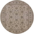 thumbnail image 1 of Ahgly Company Indoor Round Mid-Century Modern Dark Almond Brown Oriental Area Rugs, 4' Round, 1 of 6