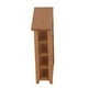 thumbnail image 4 of Doll House 4 Layers Shelf Vivid Lifelike Appearance Pure Color 1:12 Dollhouse Flower Stand for Dollhouse Decoration Gifts Maroon, 4 of 4