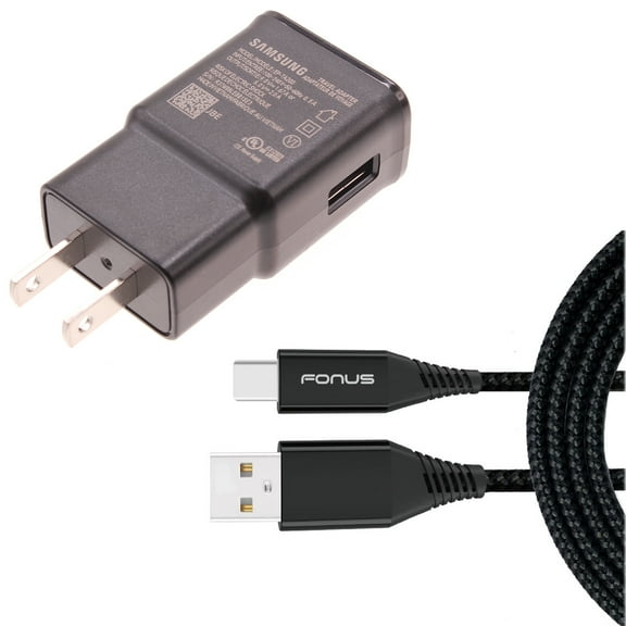 Fast Home Charger for TCL 50 LE/XE 5G/XL 5G/60/60R/K32 5G - Type-C 10ft USB Cable Quick Power Adapter Travel Wall