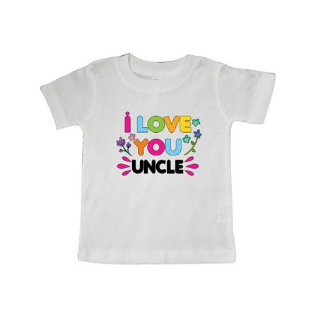 

Inktastic I Love You Uncle with Flowers Gift Baby Girl T-Shirt