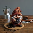 thumbnail image 5 of Sltwyw 3D Coffee Gnome Decor Ornament - "It's Coffee Time" Themed Figurine for Tabletops, Kitchens, or Desk Display, 5 of 7