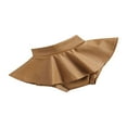 thumbnail image 2 of Infant Baby Girls Shorts Skirts Outfits 3 Colors Solid PU Leather Ruffles High Waist Mini Skirts Silver 2-3 Years, 2 of 6