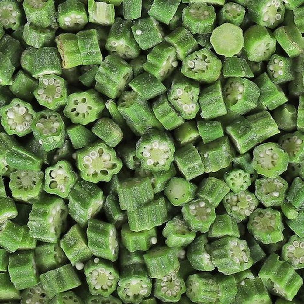 Savor Brands Cut Okra, 20 Pound