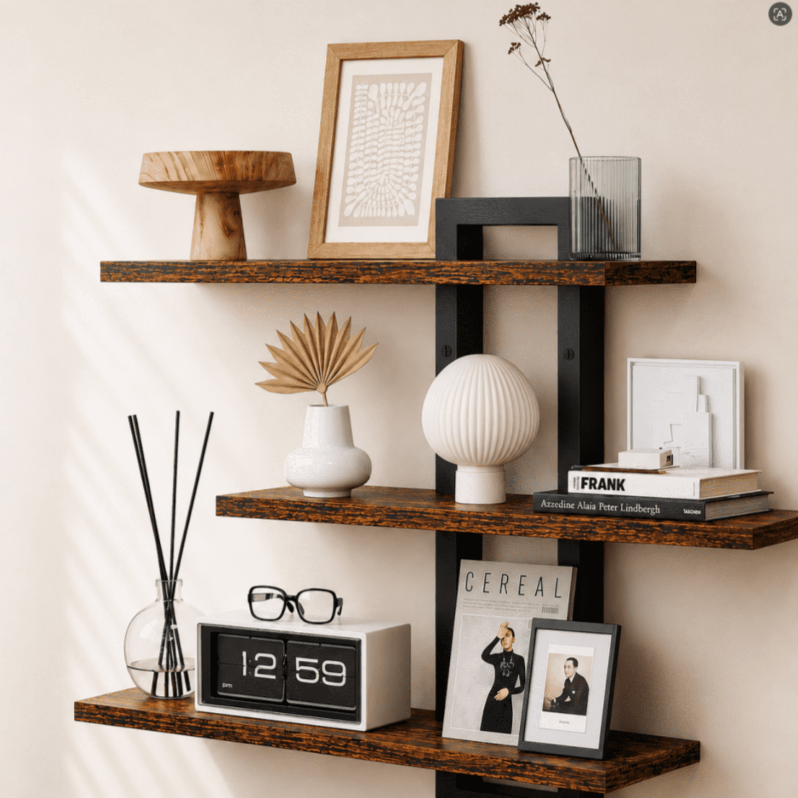 CQCYD under $5 Desktop Corner Stand Shelf for Storage, Corner