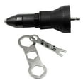 thumbnail image 1 of Adaptateur d'Écrou de Rivet SetAKAPE - Rivet pour Perceuse Sans Fil Rivet Électrique Outil Rivet 2.4-4.8mm (Noir), 1 * Adaptateur d'Écrou de Rivet, Noir, 1 of 6