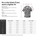thumbnail image 2 of Salouo Zebra Pattern Cuban Collar Shirts for Men Button-Down Shirt Men's Short Sleeve Shirts Hawaiian Shirts Casual Shirts -3X-Large, 2 of 6