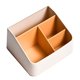 thumbnail image 4 of Caja organizadora de sobremesa, caja de papelería para el hogar, caja multifuncional (amarilla), 4 of 6