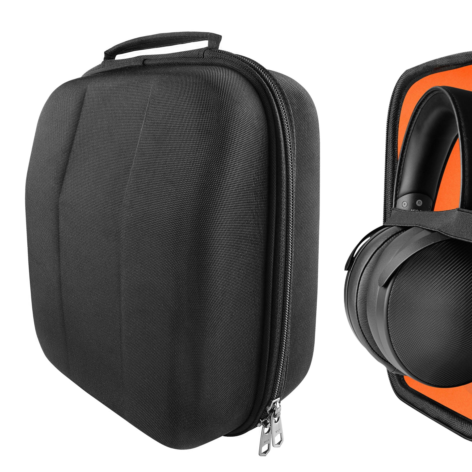 UltraShell Headphones Case for Large Sized Headphones, Replacement Shell Travel Carrying Bag with Storage, Compatible with Denon AH-D9200, SONY MDR-Z1R (Black) - Walmart.com