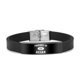 thumbnail image 4 of Pulsera YONGSHENG Allah With Us Silicona Ajustable Acero Inoxidable Unisex, 4 of 5
