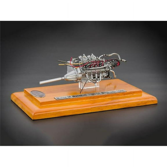 Engine with Display Showcase from 1960 Maserati Tipo 61 Birdcage 1/18 Diecast Model by CMC