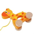 thumbnail image 3 of TOOKYLAND Wooden Pull Along Animal - Pull Toy for Toddlers, Ages 18m+, 3 of 9