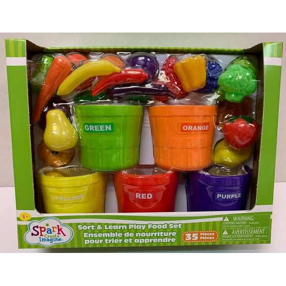 LEARNING COLOURS FOOD SET