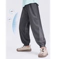 thumbnail image 5 of SJLDQY Boys Summer Pants Lightweight Breathable Straight leg Baggy Pants Solid Color Casual Trousers for Boys, 5 of 5