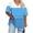 Blue1, variant on zbxnLI Womens Plus Size Tops V Neck Oversized Striped Short Sleeve T Shirts Summer Casual Trendy Tee Top XL-5XL