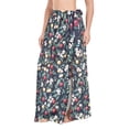 thumbnail image 2 of Women Sarong Wraps Cherry and Leaves Swimsuit Beach Pareo Bikini Coverups Skirt L, 2 of 7