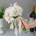 thumbnail image 1 of Ramo de novia perfecl artificial Rosa claro para boda, 1 of 8