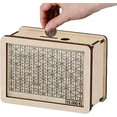 thumbnail image 4 of CASAFUN Cash Vault Wooden Savings Box, 2024 New Wooden Cash Saver Money Box with Money Target and Numbers , Piggy Bank for Adults Coin Counter Piggy Bank Money Box with Counter, 4 of 6