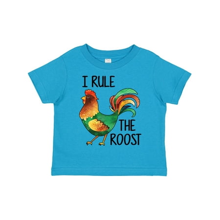 

Inktastic Farmer I Rule the Roost Rooster Gift Toddler Boy or Toddler Girl T-Shirt