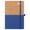 Blue, variant on College Ruled Notebook, Journal Notebooks, Note Taking Hardcover Cork Notepads, for Classroom Office Traveler Diary, 8.4"x5.7" Blue