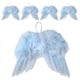 thumbnail image 4 of 5 decoraciones colgantes de Navidad, decoraciones para es de Navidad, plumas de ángel, alas de ángel para decoración de fiestas y festivales , azul, 4 of 7