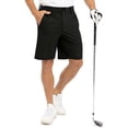 thumbnail image 2 of Havenre Men's Lightweight Ripstop Stretch Cargo Short Lightweight Casual Hiking Cargo Shorts Stretch Quick Dry Outdoor Tactical Shorts for Men with Multi Pocket for Fishing Casual Black XXL, 2 of 9
