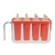 thumbnail image 3 of Diy Popsicle Molds: 8-Cavity Ice Cream Maker Tray - Food Grade Reusable Plastic Mold - Ice Pop Maker - Multi-Flavor Freezer Popsicle Accessories, 3 of 3