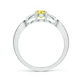 thumbnail image 2 of ANGARA Infinity Twist Lab Grown Yellow Diamond Promise Ring with Prong Set for Women in 14K White Gold (Size-5.2mm| Clarity-VS) | Anniversary, Jewelry Gift for Women | Lab-Grown Yellow Diamond Ring, 2 of 6