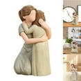 thumbnail image 4 of Meottam Mother and Daughter Figurine Sculpture, Sculpted Hand-Painted Figure Love My Daughter Gift for Mother’s Day Anniversary Birthday, 4 of 7