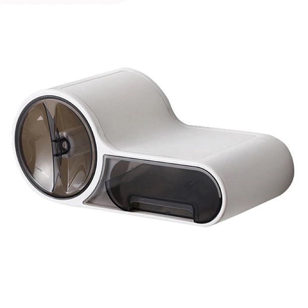 Dispensador De Papel, Soporte De Papel Higiénico De Plástico, Caja De Papel Higiénico Para Baño, Caja De Almacenamiento Montada En La Pared, Estante Dispensador De Inodoro Cateissary HA015305-00