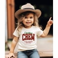 thumbnail image 3 of Olive Loves Apple Christmas Crew Faux Glitter Shirt Making Memories Together Holiday Tee Natural Shirt 18 Months, 3 of 7