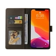 thumbnail image 7 of Wallet Case Compatible with iPhone 12 Pro/12 (6.1 inch), Luxury ID Cash Credit Card Slots Holder Carrying Pouch Folio Flip PU Leather Cover [Magnetic Hard Case] for iPhone 12 Pro/12 (Brown), 7 of 7
