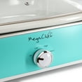 thumbnail image 6 of MegaChef 3.5 Quart Casserole Slow Cooker with 3 Temperature Settings (Turquoise), 6 of 7