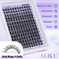 thumbnail image 3 of Lash Clusters Wispy Eyelash Extensions 168pcs Volume Individual Lashes 10-18mm Waterproof Natural DIY Lash Extensions Cluster Eyelash Extensions by, 3 of 10