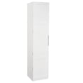 thumbnail image 5 of GZXS Freestanding White Pantry Cabinet with Door Racks and Adjustable Shelves, Narrow Kitchen Storage Cupboard for Home, Bathroom, Kitchen, Living Room - 15.75"L x 15.75"W x 70.87"H, 5 of 9