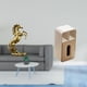 thumbnail image 2 of Figura De Caballo De Pie Hecha A Mano, Decoración De Mesa Ligera Para Hoteles, Estanterías, Chimenea, Con Funda Rectangular Multiusos Para Caja De Pañuelos Y Servilletero Para Control Remoto, 2 of 8