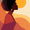 Afro Woman Silhouette Abstract, variant on UXIEQU Mom And Child Flower Field Canvas Wall Art 15.75x11.81 Inches
