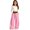 Pink, variant on CPNG Girls and Boys Sweatpants Color Blocking Elastic High Waist Wide Leg Sweat Pants Soft Daily Wear Casual Baggy Running Fitness Long Pants