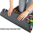 thumbnail image 3 of Pioneer Flower Floral Print Pattern Hot Yoga Mat Towel Non Slip for Hot Yoga - Quick-Drying Yoga Mat Cover with 4 Corner Pockets with Travel Bag - Hot Yoga Towel Non Slip 70"x26", 3 of 6