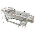 Mobile Vibrating Sand Screen Machine Linear Vibrating Screen 220V (JG50 ...