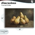 thumbnail image 4 of Stupell Industries Traditional Golden Pears Still Life Gray Framed Giclee Art, 18 x 12, by Petals Prints Design, 4 of 8