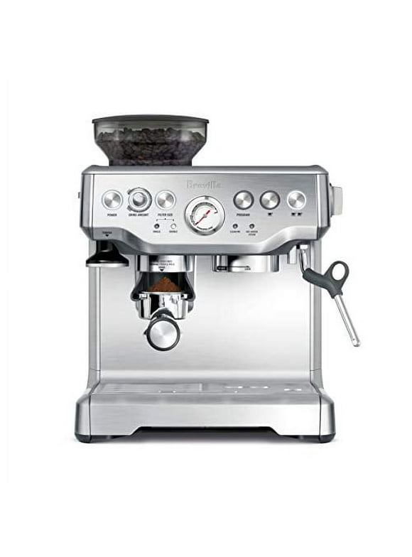 Breville BES870XL the Barista Express - Coffee machine with cappuccinatore - 15 bar - stainless steel
