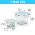 thumbnail image 4 of Pethiy Glass Food Storage Containers with Airtight Lids, 2-Pack (160ml & 750ml) - Microwave & Dishwasher Safe, BPA-Free Leak-Proof Meal Prep Jars for Picnics, Baby Food & Salads, 4 of 7