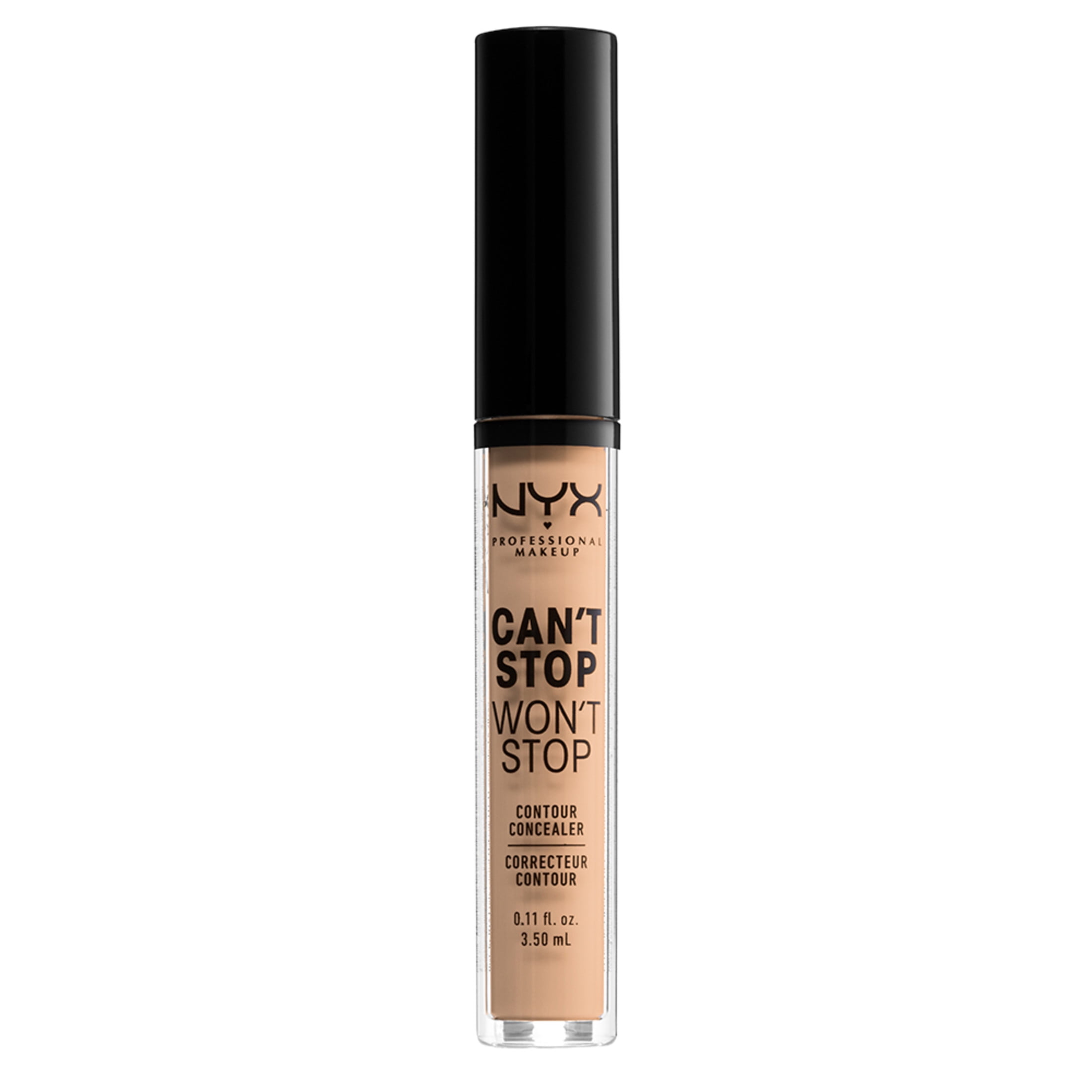 NYX Professional Makeup Can’t Stop Won’t Stop Contour Concealer, Natural