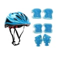 thumbnail image 2 of Conjunto de equipo de protección para niños: casco de ciclismo de carretera con coderas, rodilleras y muñequeras para patinaje sobre ruedas., 2 of 8