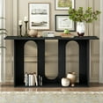 thumbnail image 2 of Tcbosik Console Table with Storage Shelf, 60 inch Entryway Table, Behind Couch Table for Hallway, Foyer, Living Room, Black, 2 of 8